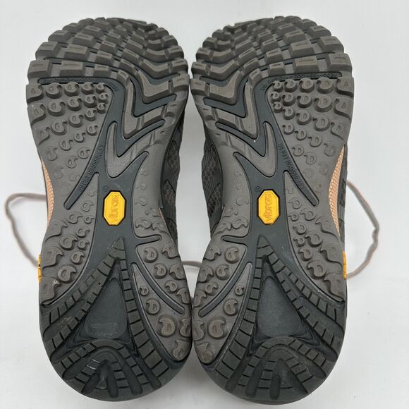 Merrell Trail Running Shoes Womens Size 9 Gray Black Vibram Lace Up J500146 - Picture 12 of 13